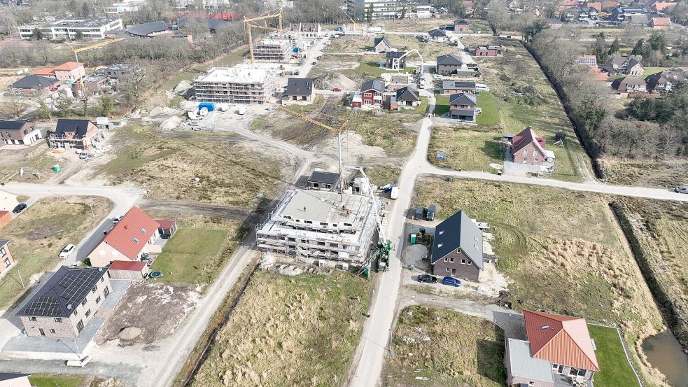 Das Baugebiet "Im Timp" gehört zu den größten in Aurich.