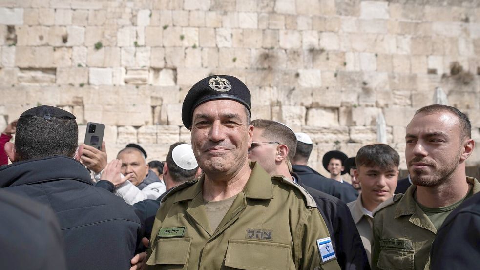 Israels Generalstabschef Ejal Zamir. (Archivbild) Foto: Ohad Zwigenberg/AP/dpa