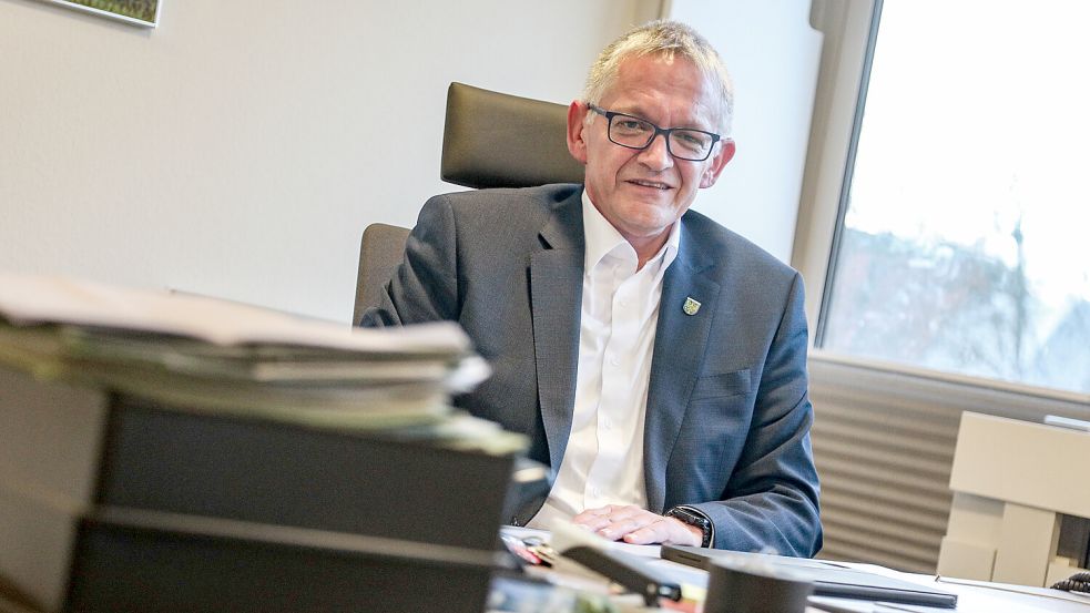 Olaf Meinen will nicht erneut für das Amt des Auricher Landrats kandidieren. Foto: Romuald Banik
