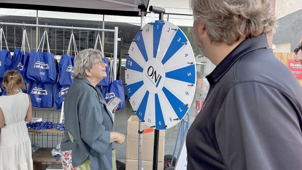 Am ON-Stand konnte jeder sein Glück testen. Foto: Karin Böhmer