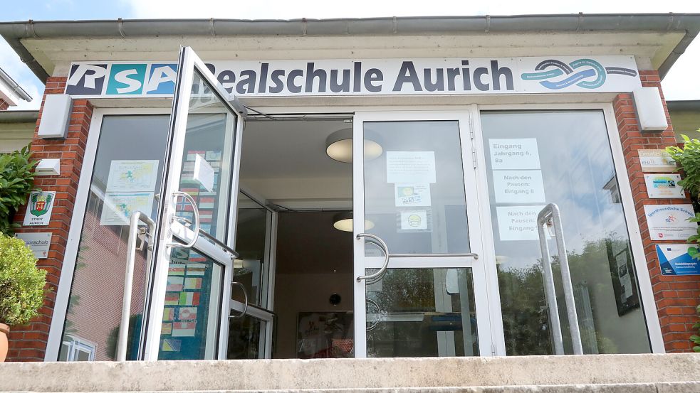 Die Realschule Aurich konnte in diesem Jahr 153 Schüler für sich gewinnen. Das sind deutlich mehr als voriges Jahr. Foto: Romuald Banik