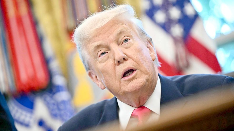 US-Präsident Donald Trump möchte Foto: AFP/ MANDEL NGAN