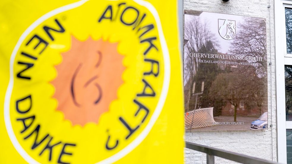 Die Lagerung von Atommüll in Ahaus war auch schon ein Fall für das Oberverwaltungsgericht NRW in Münster. (Archivbild) Foto: Guido Kirchner/dpa