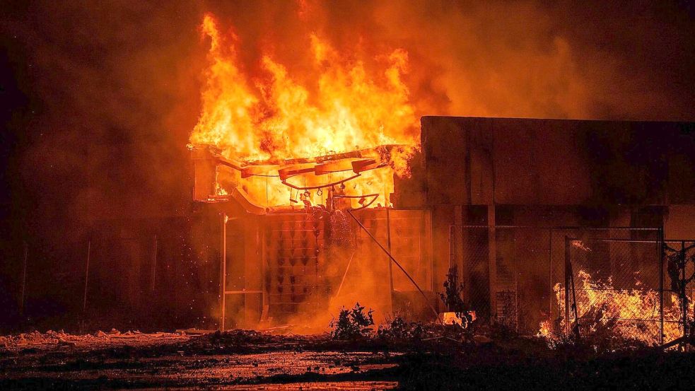 Was das Feuer genau auslöste, ist noch unklar. Foto: Chewy Lin/AAP/dpa