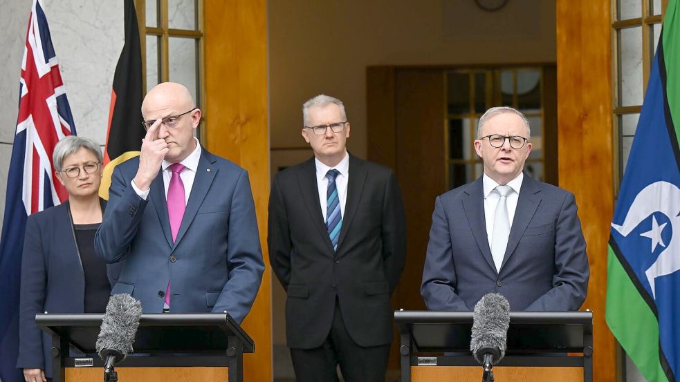 Australiens Regierung reagiert mit drastischen Maßnahmen auf die mutmaßliche Verwicklung des Iran in antisemitische Attacken. Foto: Lukas Coch/AAP/dpa