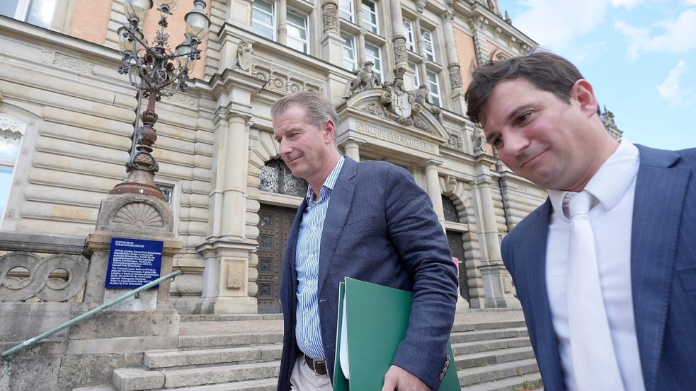 Christina Blocks Ex-Mann Stephan Hensel tritt als Nebenkläger auf. Foto: dpa/Marcus Brandt