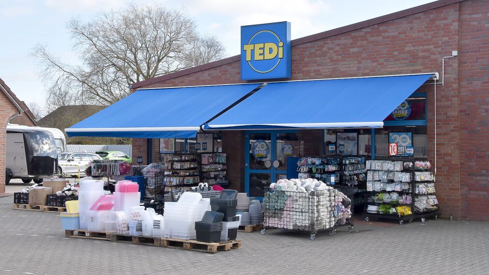Die aktuelle Tedi-Filiale in der Widzel-Tom-Brook-Straße im Gewerbegebiet Osterupgant. Foto: Thomas Dirks