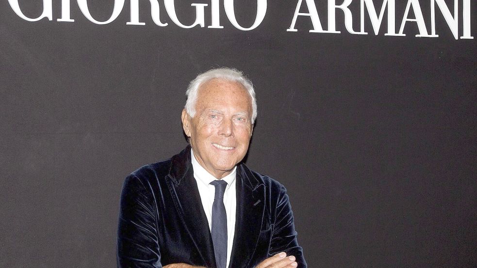 Giorgio Armani ist im Alter von 91 Jahren gestorben. (Archivbild) Foto: Claudio Peri/ANSA/dpa