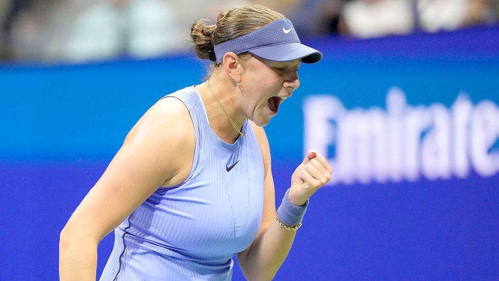 Amanda Anisimova hat nach der Klatsche vom Wimbledon-Finale wieder die Chance auf ihren ersten Grand-Slam-Titel. Foto: Kirsty Wigglesworth/AP/dpa