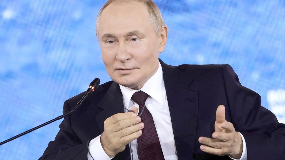 Russlands Präsident Wladimir Putin widerspricht negativen Wirtschaftsprognosen für sein Land. Foto: Stepan Pugachev/Roscongress Foun