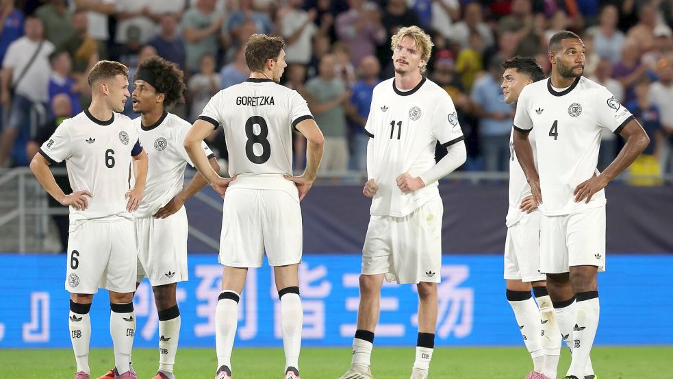 Diese Leistung war nicht ausreichend für die großen Ziele der Nationalmannschaft. Foto: Christian Charisius