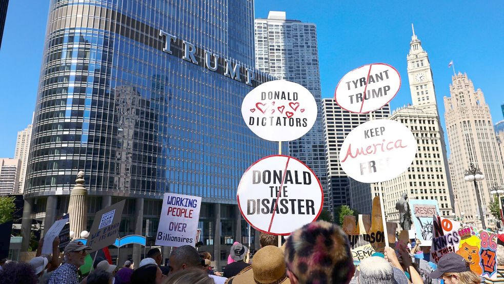 In Chicago kocht die Stimmung hoch. (Archivbild) Foto: Anthony Vazquez/Chicago Sun-Time