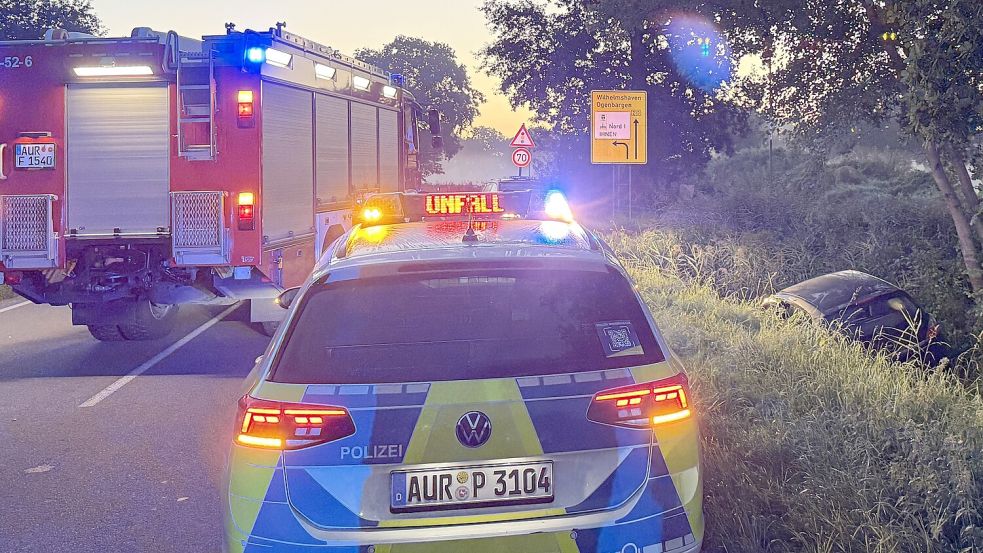 Die Freiwillige Feuerwehr Aurich war im Einsatz. Foto: Sönke Geiken/Freiwillige Feuerwehr Aurich