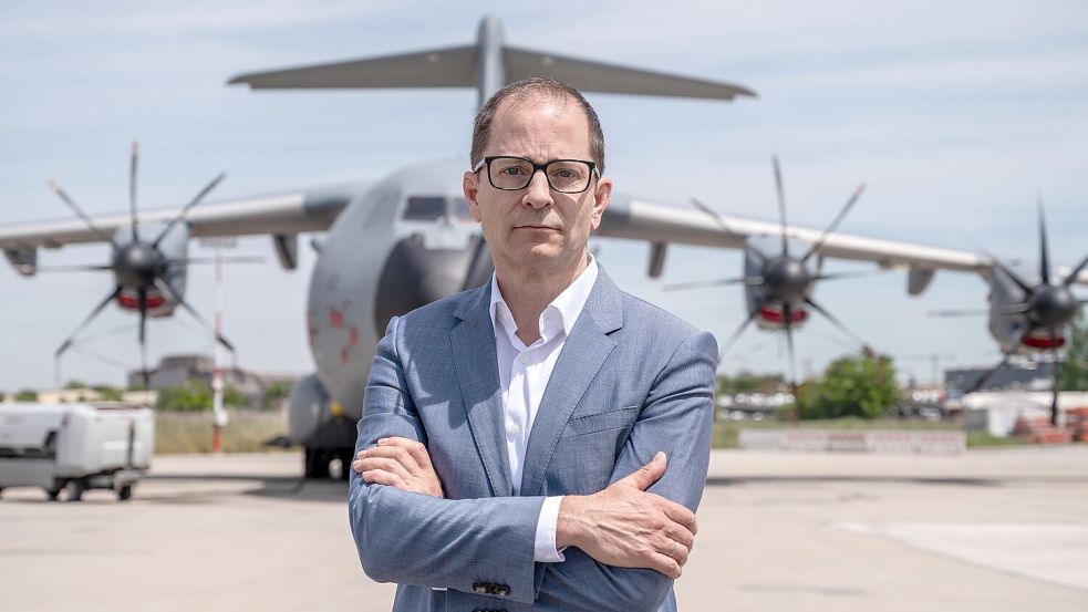 Gerd Weber, Jahrgang 1973, ist seit April 2024 Leiter des A400M-Programms. Davor war der Ingenieur in verschiedenen Funktionen bei Airbus und dem Tochterunternehmen Premium Aerotec tätig – unter anderem als Leiter der Werke in Varel und Bremen. Foto: Airbus Defense and Space