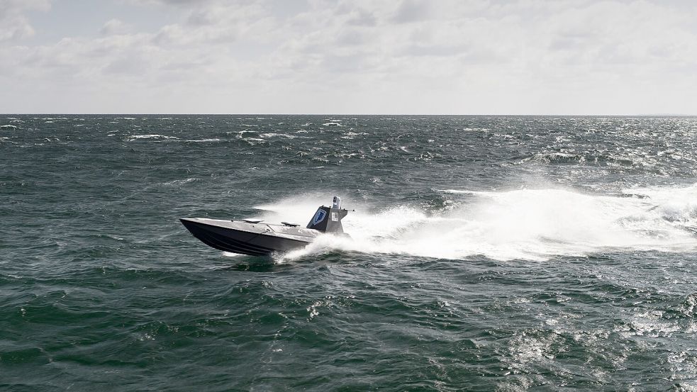 Sogenannte Überwasserdrohnen gelten als Zukunftstechnologie in der maritimen Rüstungsindustrie Foto: NVL B.V. & Co. KG