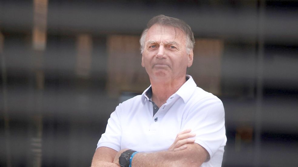 Brasiliens Ex-Präsident Bolsonaro steht kurz vor einer historischen Verurteilung. (Archivbild) Foto: Luis Nova/AP/dpa