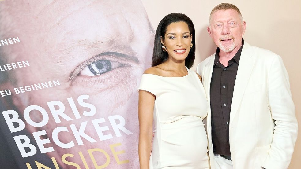 Boris Becker mit seiner Frau Lilian de Carvalho Monteiro. Foto: Annette Riedl