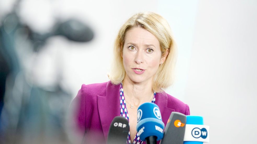 Die EU-Außenbeauftragte Kallas appelliert an die Bundesregierung, die Pläne für europäische Handelssanktionen gegen Israel zu unterstützen oder andere Druckmittel vorzuschlagen. (Archivbild) Foto: Thomas Traasdahl/Ritzau Scanpix