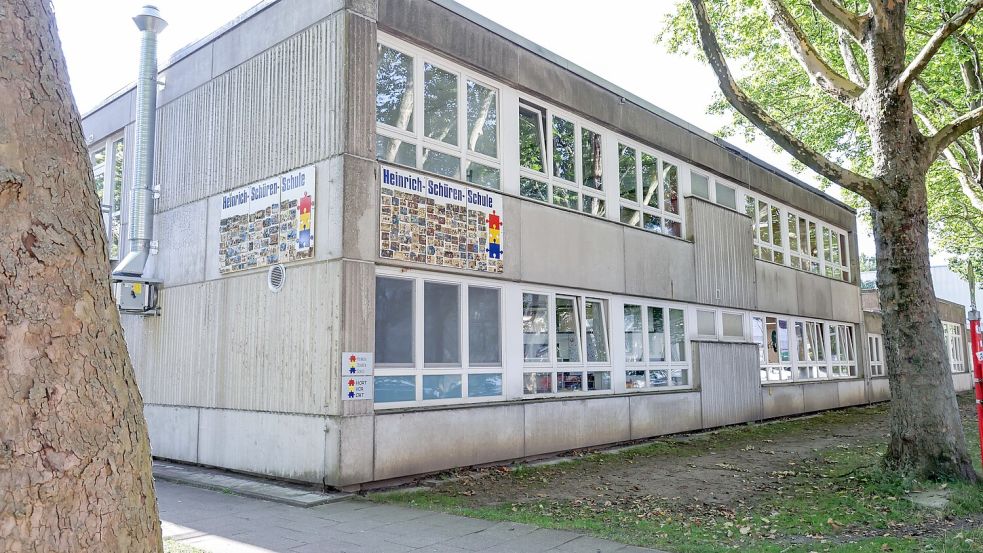 Das nächste große Sanierungsprojekt an den Osnabrücker Schulen steht an: Die Heinrich-Schüren-Schule am Westerberg bekommt ein neues Schulgebäude und eine neue Turnhalle. Foto: Jörn Martens