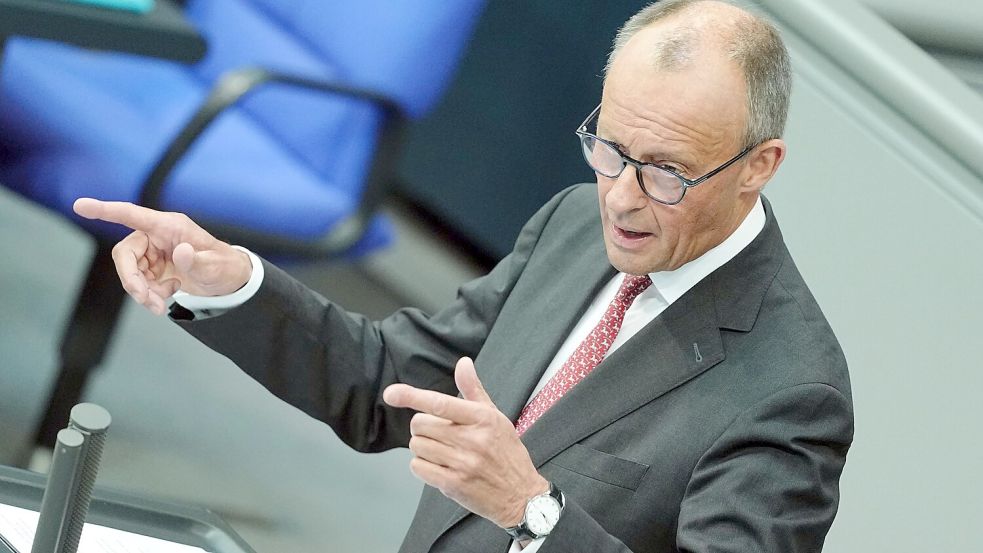 In der Generaldebatte des Bundestags stimmt Merz die Bürger auf den „Herbst der Reformen“ ein. Foto: Kay Nietfeld