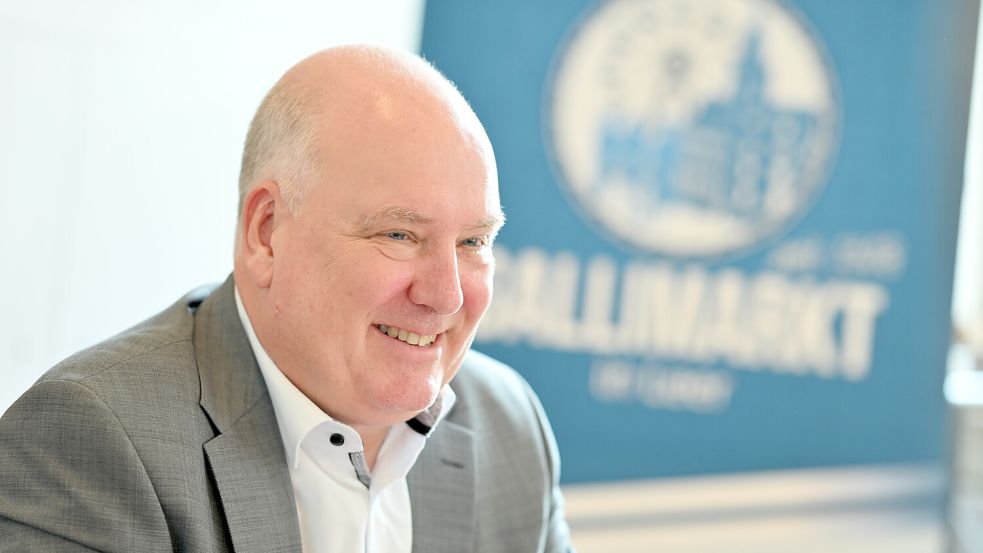 Bürgermeister Claus-Peter Horst freut sich auf den Gallimarkt. Bei der Eröffnung werde es eine Überraschung geben, kündigt er an. Foto: Klaus Ortgies