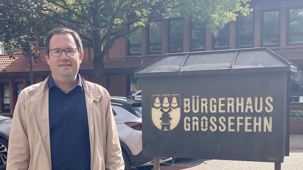 Möchte 2026 Bürgermeister der Gemeinde Großefehn werden: Kay Bents. Foto: privat