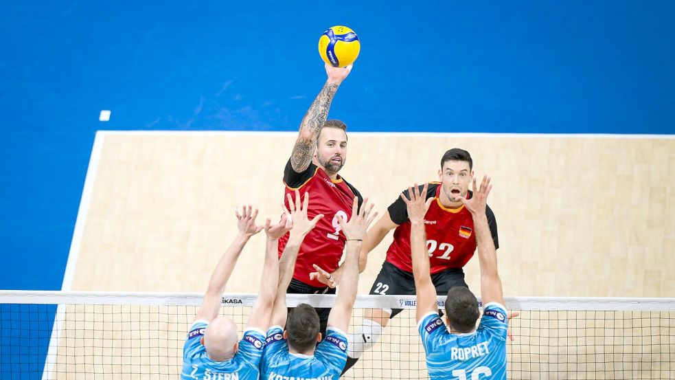 Grozer konnte das Team nicht wie gewohnt mitreißen. Foto: volleyballworld/dpa