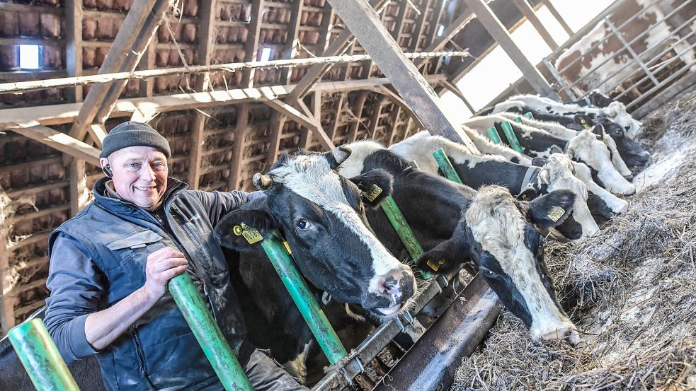 Peter Habbena ist Landwirt aus der Krummhörn. Foto. Klaus Ortgies/Archiv