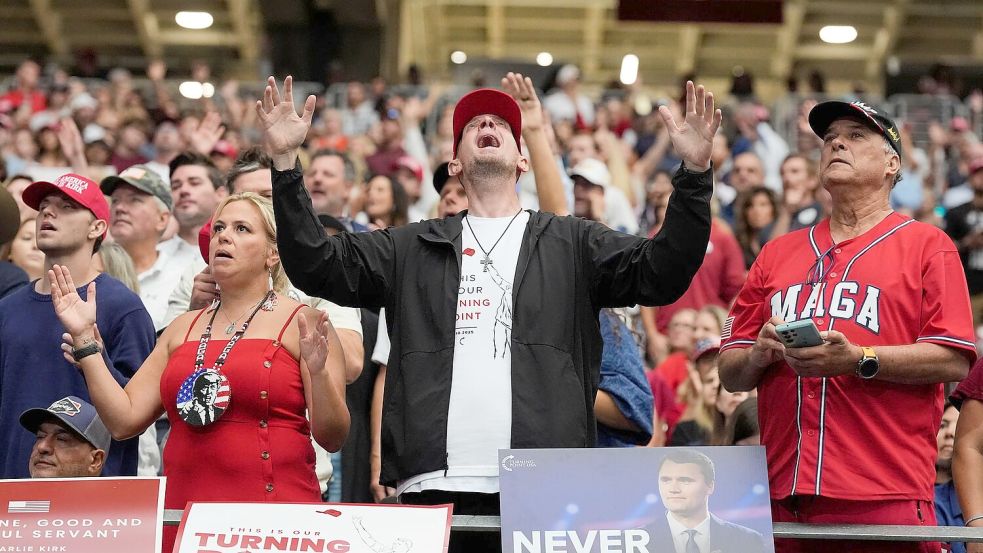Der Tod Kirks hat die amerikanische Rechte tief erschüttert. Foto: Ross D. Franklin/AP/dpa