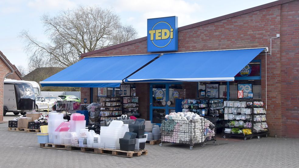 Die aktuelle Tedi-Filiale in der Widzel-Tom-Brook-Straße im Gewerbegebiet Osterupgant. Foto: Thomas Dirks