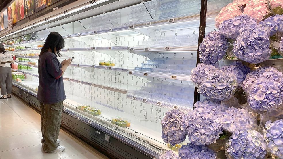 In China war die Angst vor den Folgen von „Ragasa“ groß. Foto: Olivia Zhang/AP/dpa
