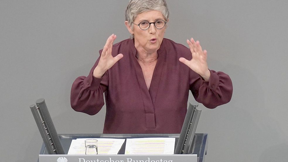 Berlin statt New York: Haßelmann kritisiert Abwesenheit des Kanzlers bei UN-Vollversammlung. Foto: Michael Kappeler/dpa