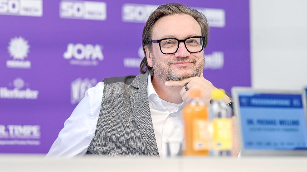 Zum 18. Mal im „Brückengeflüster“ zu Gast: Michael Welling, Geschäftsführer des VfL Osnabrück. Foto: Michael Titgemeyer