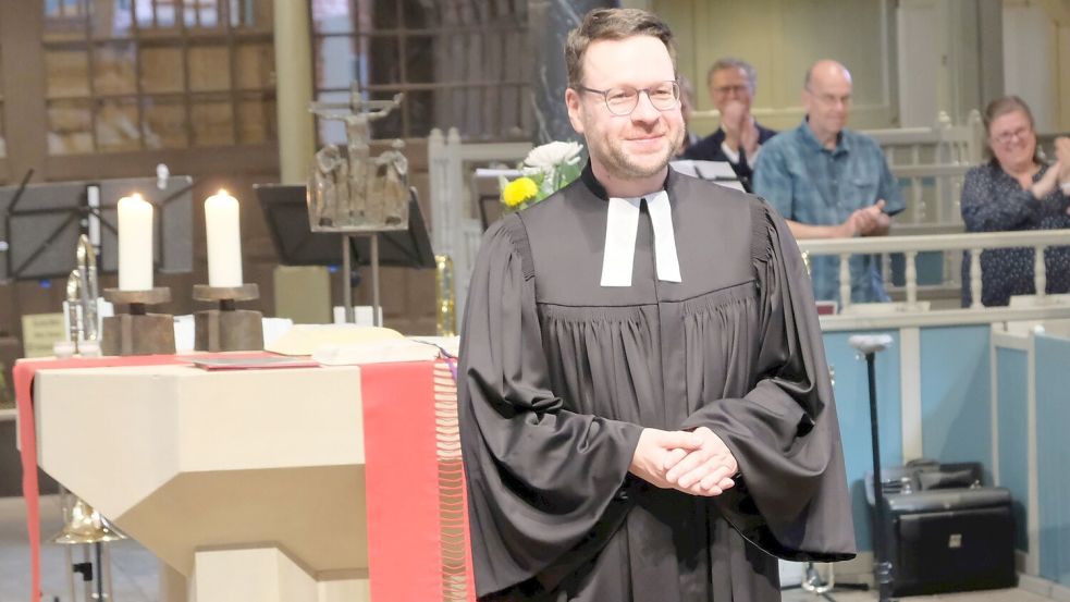 Christian Neumann ist seti 2023 Superintendent des Evangelisch-lutherischen Kirchenkreises Norden. Foto: Hannegret Grundmann