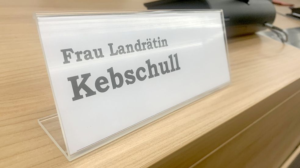 Der Wahlkampf um die Führungsrolle im Kreishaus am Schölerberg in Osnabrück hat begonnen. Landrätin Anna Kebschull bewirbt sich um eine Wiederwahl, muss aber mit Gegenkandidaten rechnen. Foto: Marcus Alwes