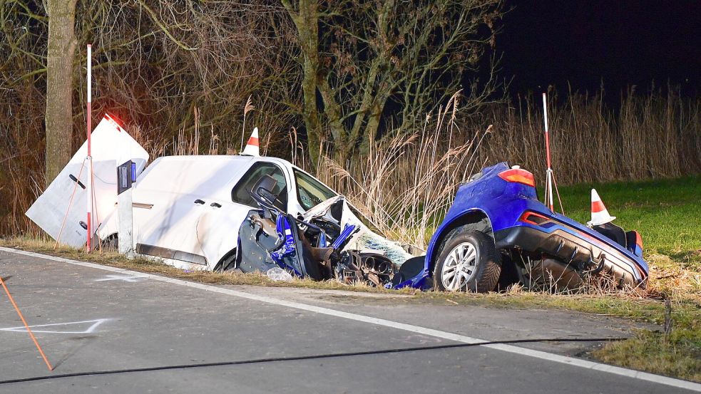 Bei dem Unfall am 17. Februar 2025 starben zwei Menschen. Foto: Heinz Wagenaar/Archiv