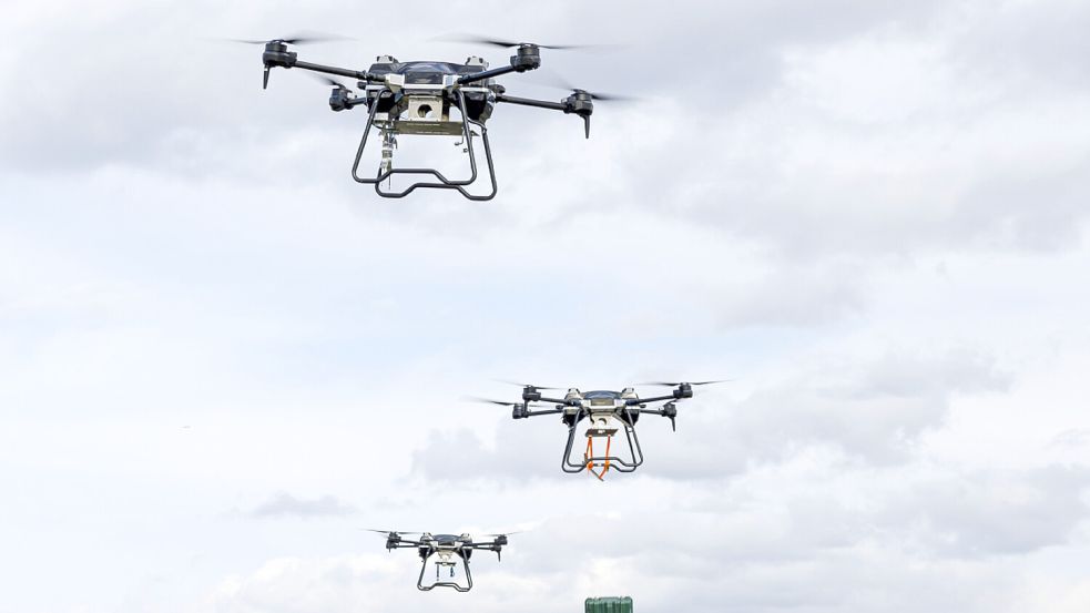 Russische Drohnen sind in Europa zu einem längst nicht mehr beherrschbaren Problem geworden. Foto: dpa/AP