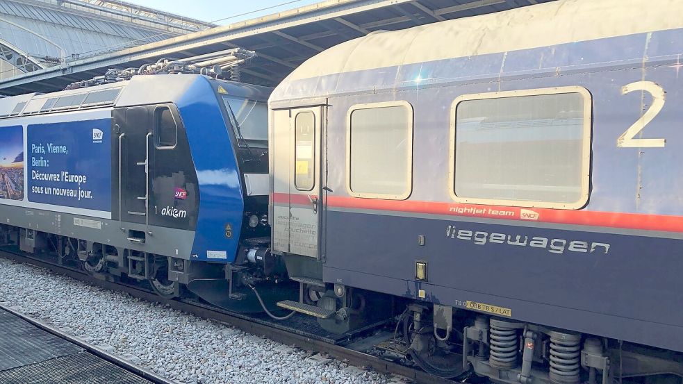 Nur zwei Jahre nach dem Start rollt der Nachtzug zwischen Paris und Berlin möglicherweise schon wieder aufs Abstellgleis (Archivbild). Foto: Michael Evers/dpa