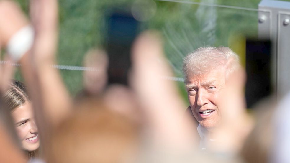 Donald Trump ist selbst begeisterter Golfer. Foto: Alex Brandon/AP/dpa