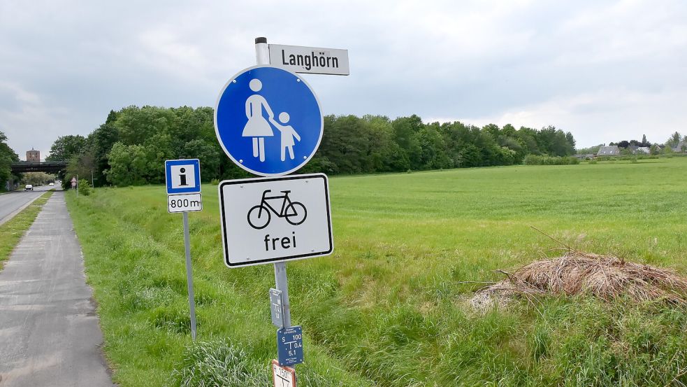 Auf dem Land an der Kirchstraße, das dem Landwirt Johannes von Essen gehört, soll gebaut werden. Foto: Thomas Dirks