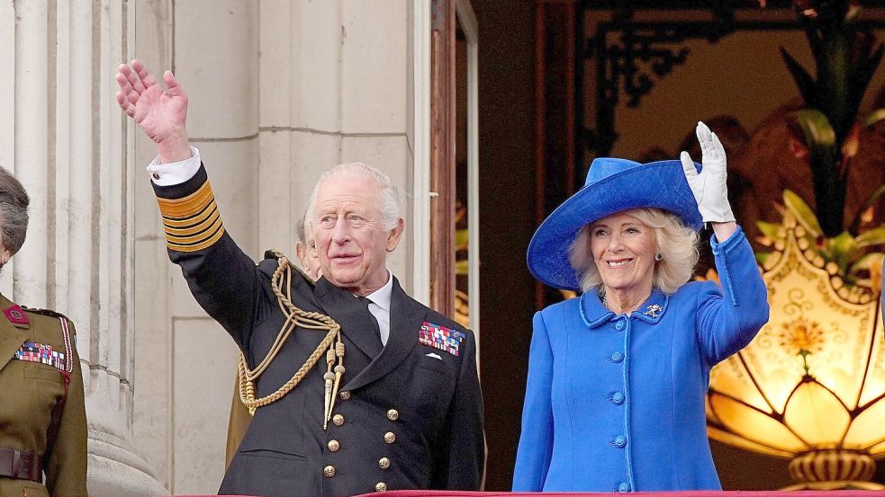 König Charles III. und Königin Camilla reisen in den Vatikan. (Archivbild) Foto: Aaron Chown