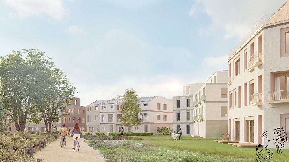Dieses überarbeitete städtebauliche Konzept für das Bauvorhaben an der Windthorststraße in Osnabrück wird weiterverfolgt. Foto: MUST Städtebau GmbH BDA