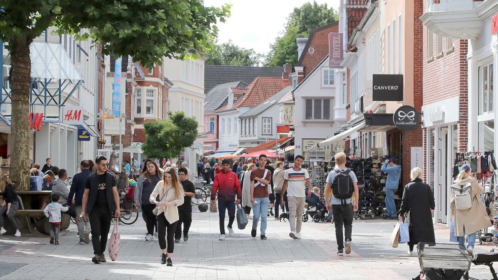 Die Auricher Innenstadt ist ein beliebtes Ziel für Reisende. Foto: Archiv