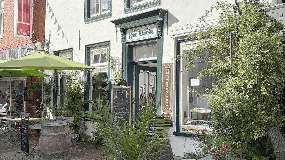 Das Gebäude des Restaurants „Zur Börse“ in der Burgstraße. Foto: Eva van Loh
