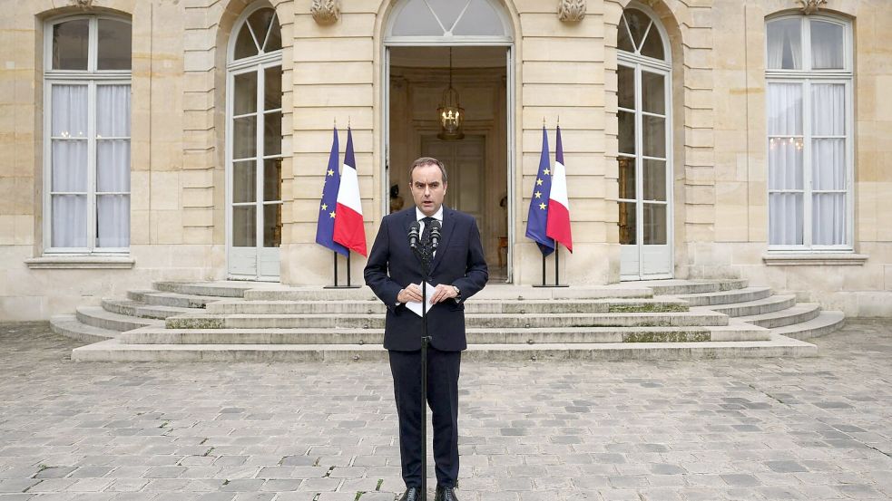 Rücktritt nach nur vier Wochen im Amt: Sébastien Lecornu. Foto: Stephane Mahe/Reuters Pool/AP/dp