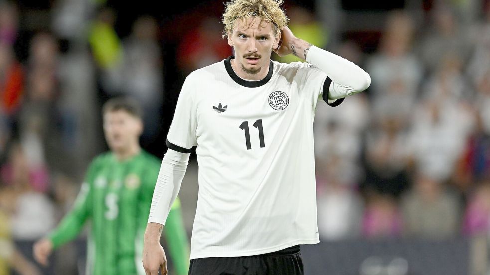 Nick Woltemade stößt mit Verspätung zum Nationalteam. (Archivfoto) Foto: Marius Becker