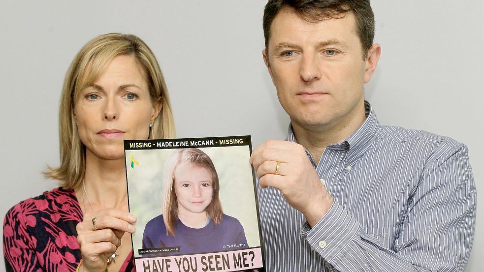 Die Eltern des vermissten englischen Mädchens Madeleine McCann haben in einem Stalking-Prozess gegen eine Frau ausgesagt, die behauptet, ihre Tochter zu sein. (Archivbild) Foto: Sang Tan/AP/dpa