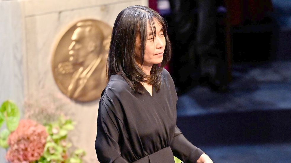 Die Literaturnobelpreisträgerin 2024: Han Kang aus Südkorea. (Archivbild) Foto: Jonas Ekstroemer/TT News Agency