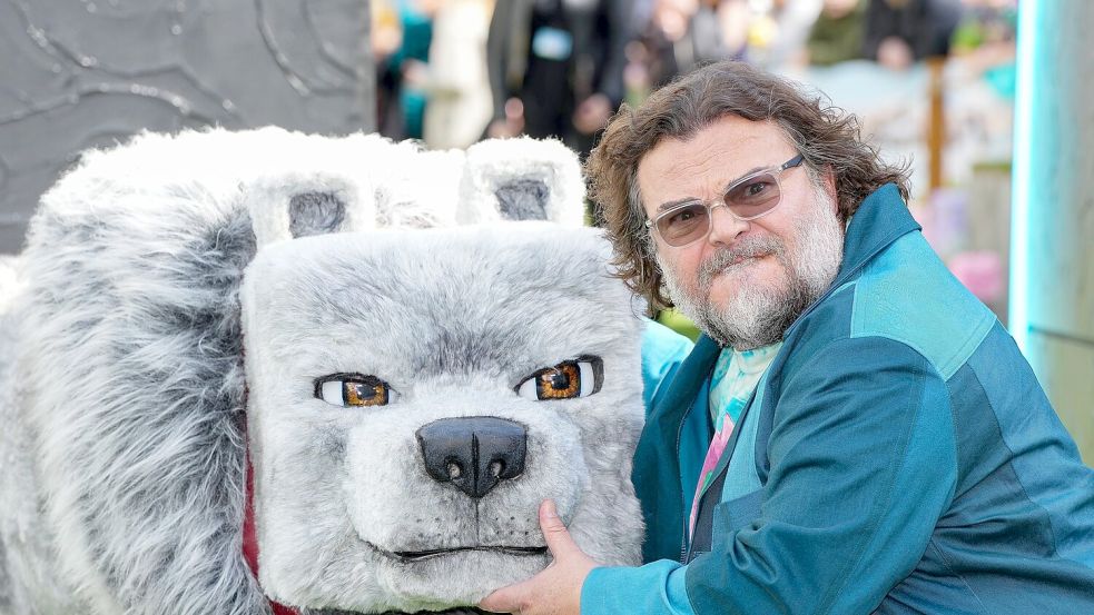 Jack Black spielte im ersten Teil „Ein Minecraft Film“ den Hauptcharakter Steve. (Archivbild) Foto: Scott A Garfitt/Invision/AP/dpa