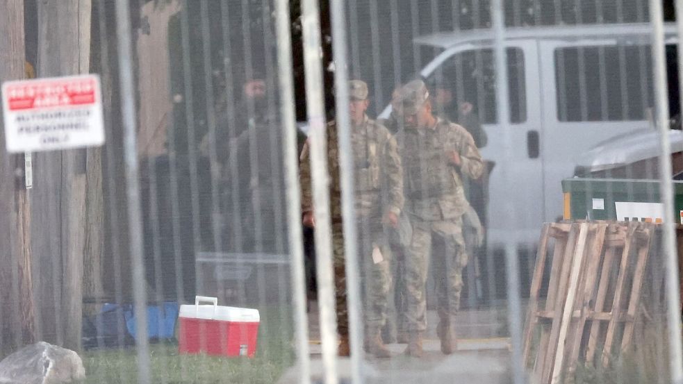 Laut US-Medien waren Nationalgardisten schon im Einsatz. Foto: Talia Sprague/AP/dpa